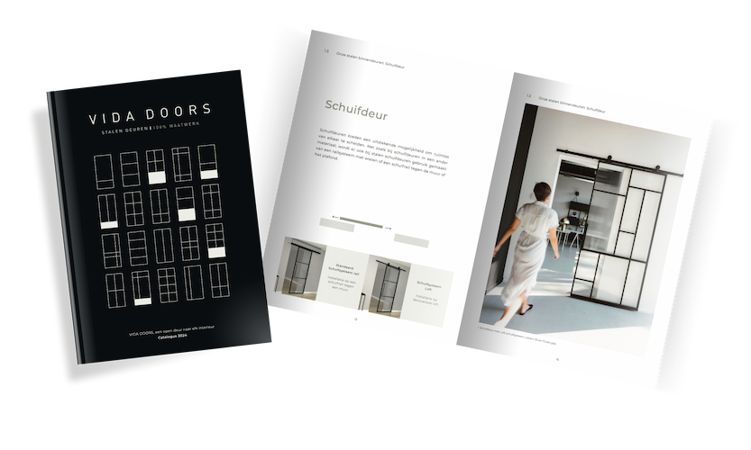 Portada del catálogo de productos de Vida Doors